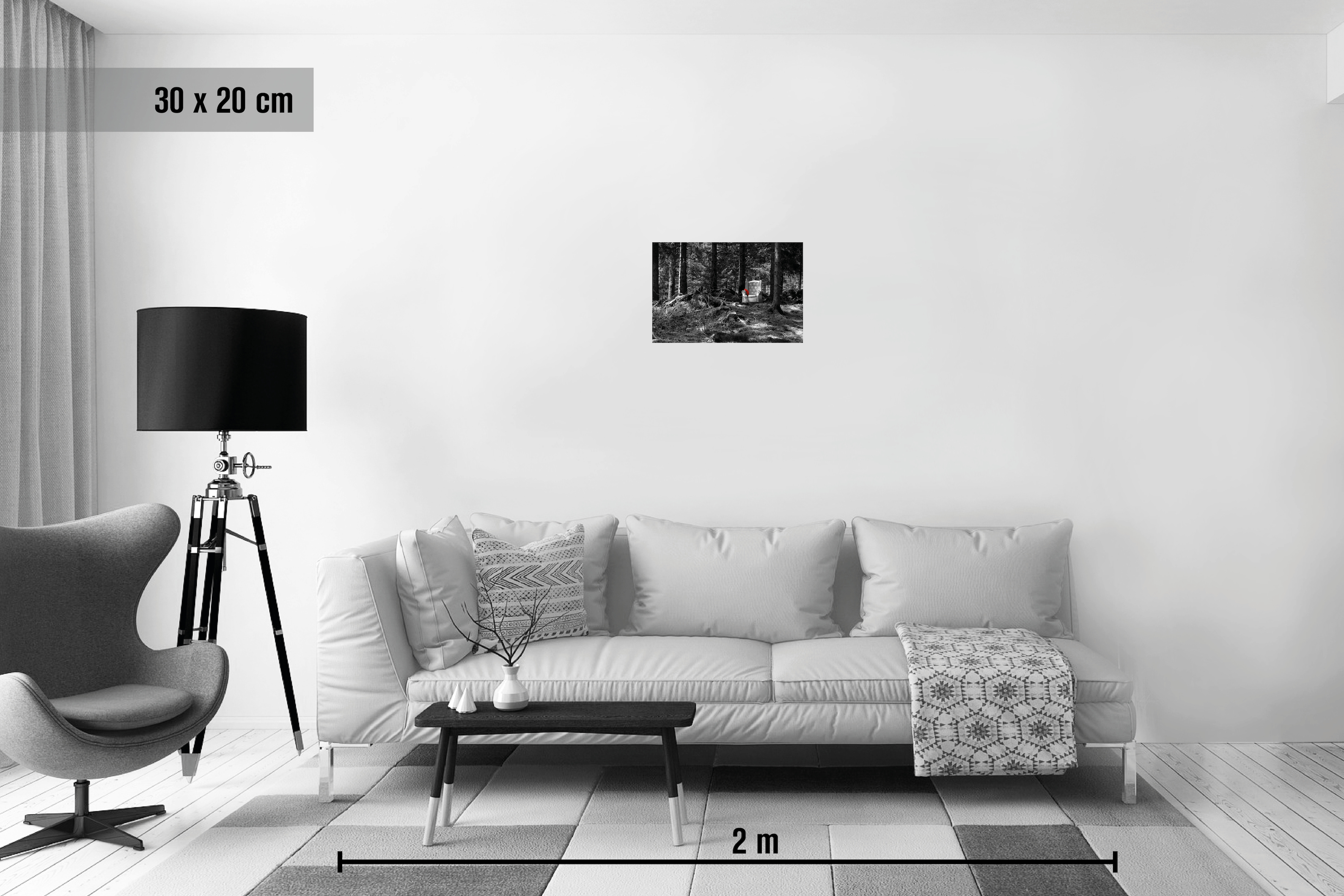 Wohnzimmer (s/w)