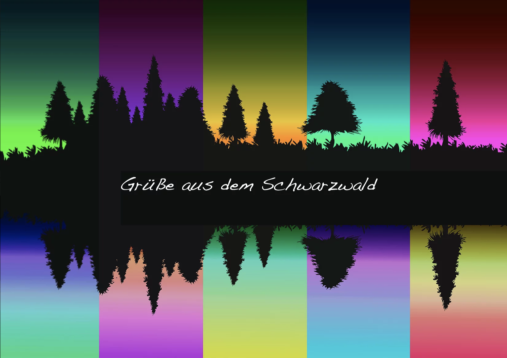 Postkarte "Grüße aus dem Schwarzwald"