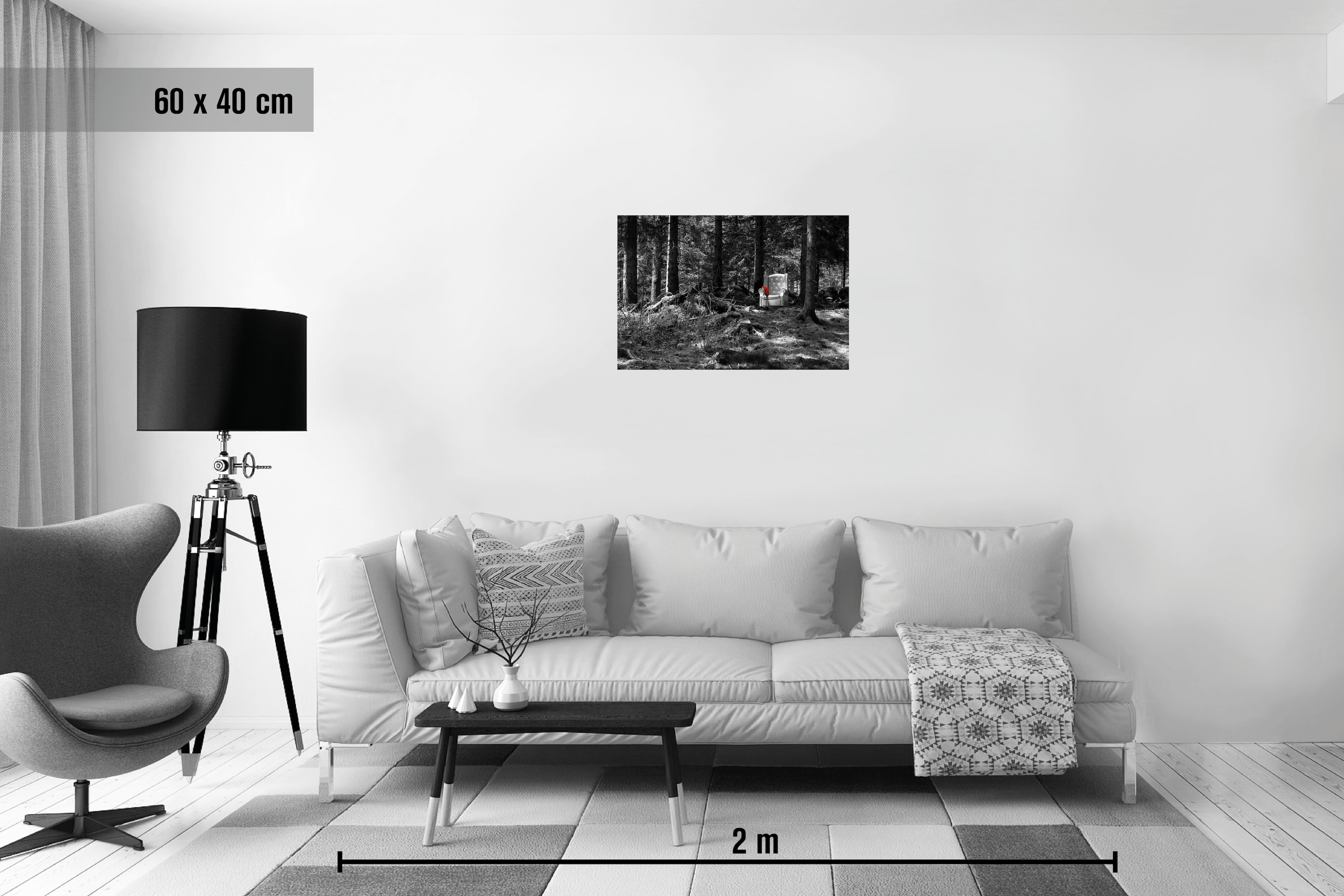 Wohnzimmer (s/w)